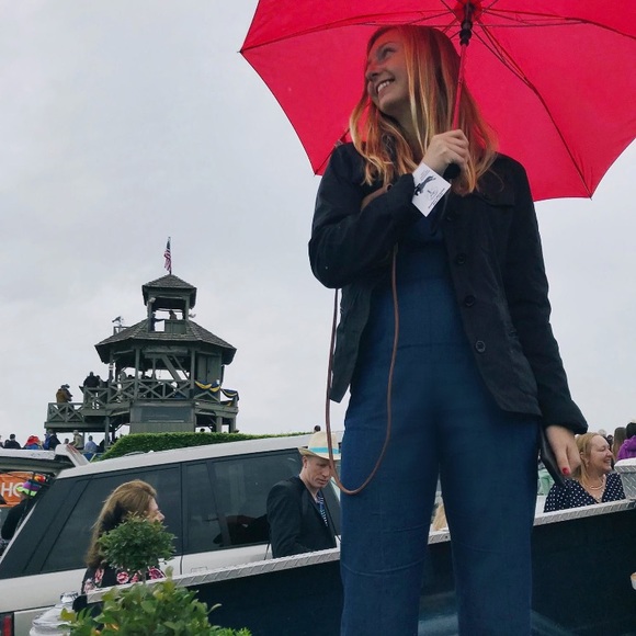 Blue jumpsuit - Picture 2 of 4